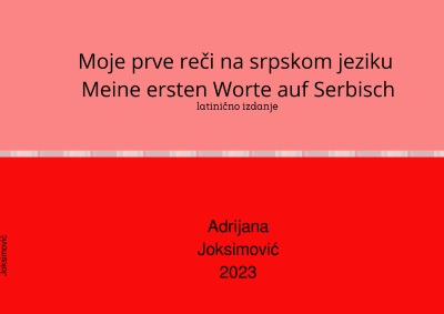 'Cover von Moje prve reči na srpskom jeziku Meine ersten Worte auf Serbisch'-Cover