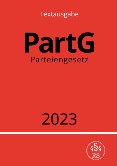 'Cover von Parteiengesetz – PartG 2023'-Cover