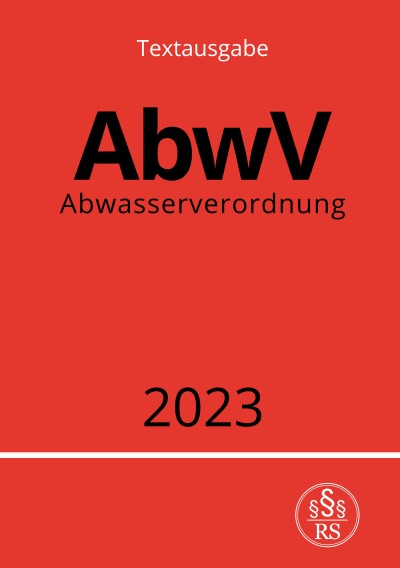 'Cover von Abwasserverordnung – AbwV 2023'-Cover
