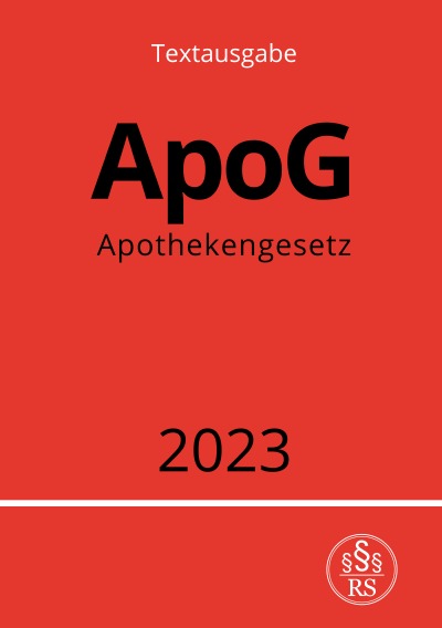 'Apothekengesetz – ApoG 2023'-Cover