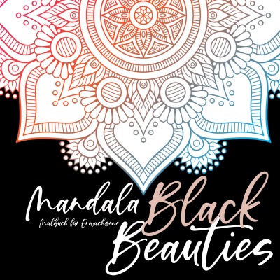 'Mandala Malbuch für Erwachsene – Black Beauties'-Cover