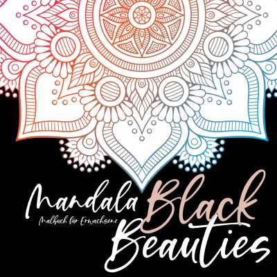 'Cover von Mandala Malbuch für Erwachsene – Black Beauties'-Cover