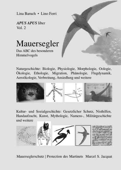 'APUS APUS liber, vol. 2. Mauersegler'-Cover