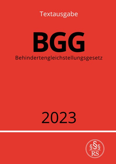 'Behindertengleichstellungsgesetz – BGG 2023'-Cover