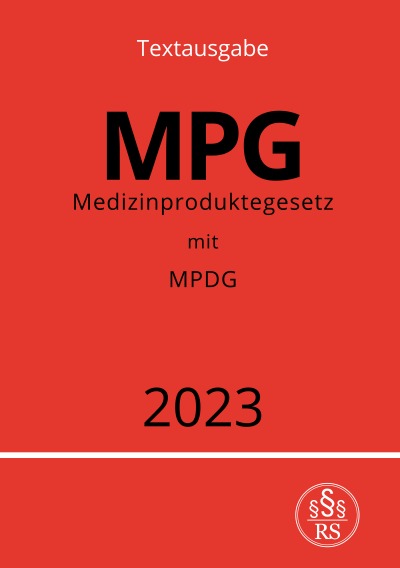 'Medizinproduktegesetz – MPG'-Cover