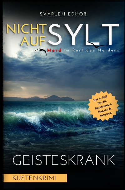 'NICHT AUF SYLT – Mord im Rest des Nordens [Küstenkrimi] Band 4: Geisteskrank – Buchhandelsausgabe'-Cover