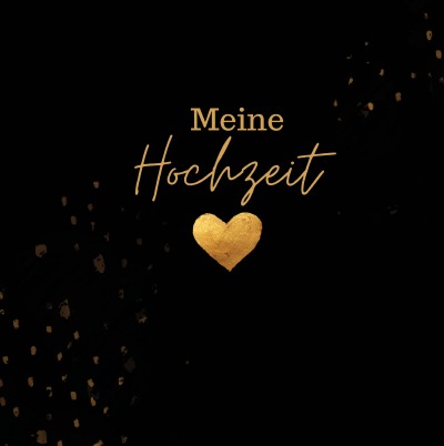 'Cover von Meine Hochzeit- Gästebuch Black Edition'-Cover