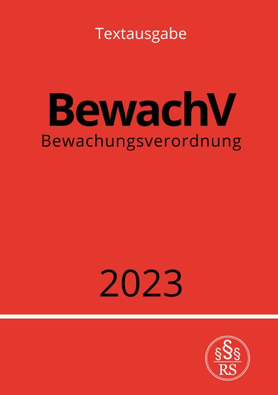'Cover von Bewachungsverordnung – BewachV 2023'-Cover