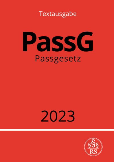 'Cover von Passgesetz – PassG 2023'-Cover