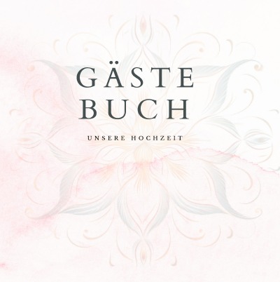 'Gästebuch „Unsere Hochzeit“- Premium Hardcover Chic'-Cover