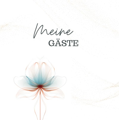 'Cover von Meine Gäste- Blanko White Premium Hardcover'-Cover