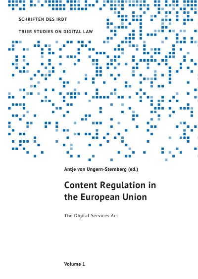 'Cover von Content Regulation in the European Union'-Cover