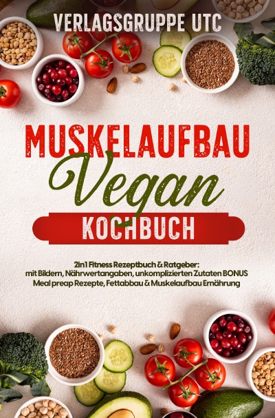 'Muskelaufbau Vegan Kochbuch'-Cover