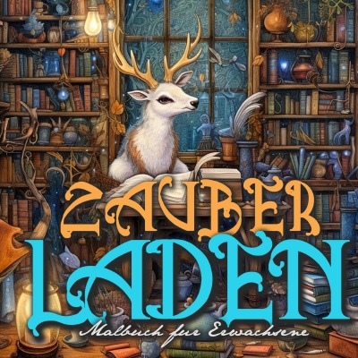 'Cover von Zauberladen Malbuch für Erwachsene'-Cover