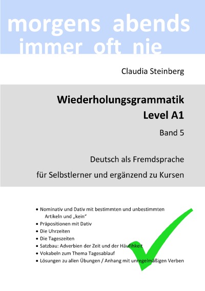 'Cover von DaF – Wiederholungsgrammatik A1 – Band 5'-Cover