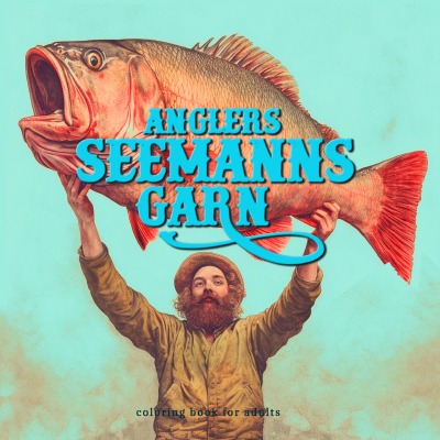 'Cover von Anglers Seemansgarn Angler Malbuch für Erwachsene'-Cover