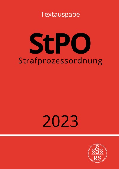 'Cover von Strafprozessordnung – StPO 2023'-Cover