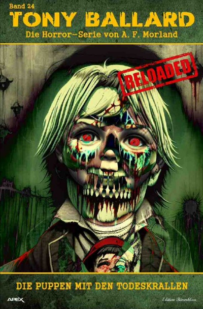 'Cover von Tony Ballard – Reloaded, Band 24: Die Puppen mit den Todeskrallen'-Cover