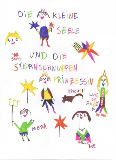 'Cover von „Die kleine Seele und die magische Sternschnuppe“ Melanies Kinderbuch'-Cover