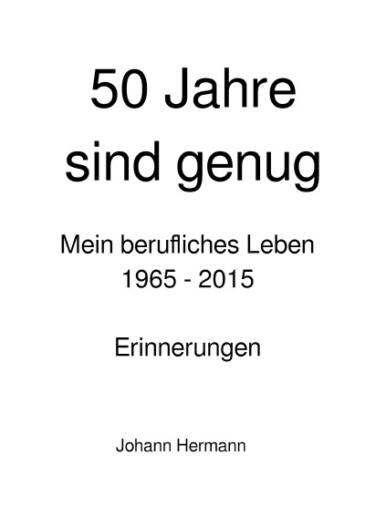 'Cover von 50 Jahre sind genug'-Cover