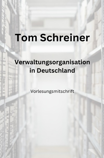 'Verwaltungsorganisation in Deutschland'-Cover
