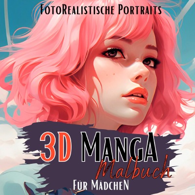 'Manga Malbuch für Mädchen'-Cover