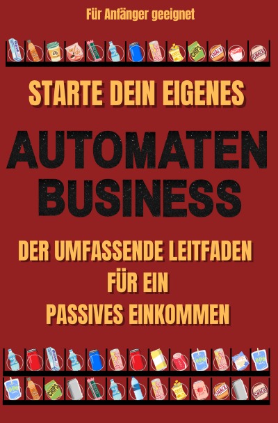 'Cover von Starte dein eigenes Automaten Business Der umfassende Leitfaden für ein  passives Einkommen Für Anfänger geeignet | Keine Erfahrung notwendig | Finanzielle Freiheit | inklusive Automatenmietvertrag | Lagerverwaltung | Vorlage Spiralenkonfiguration'-Cover