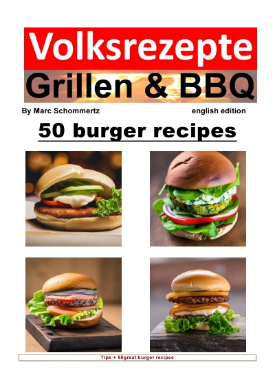 'Volksrezepte Grillen & BBQ – 50 Burger Recipes'-Cover
