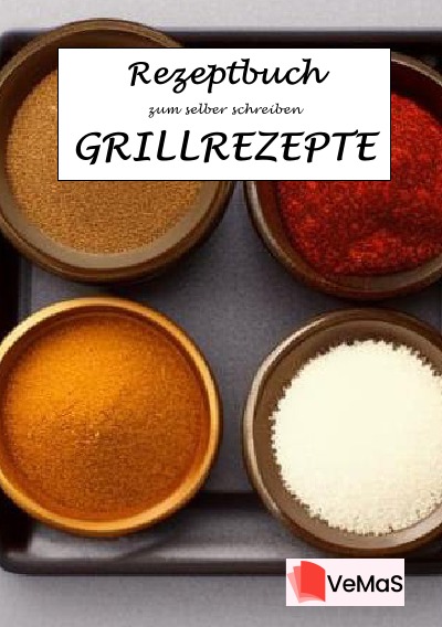 'Cover von Rezeptbuch zu selber schreiben – Grillrezepte Motiv BBQ Rubs und Trockenmarinaden'-Cover