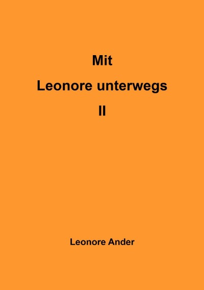 'Mit Leonore unterwegs II'-Cover