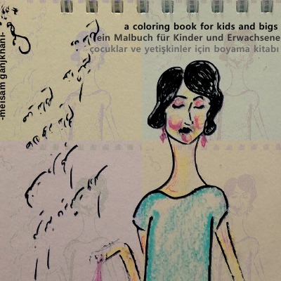 'a coloring book for kids and bigs'-Cover