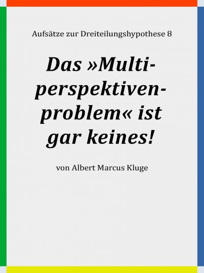'Cover von Das »Multiperspektivenproblem« ist gar keines!'-Cover
