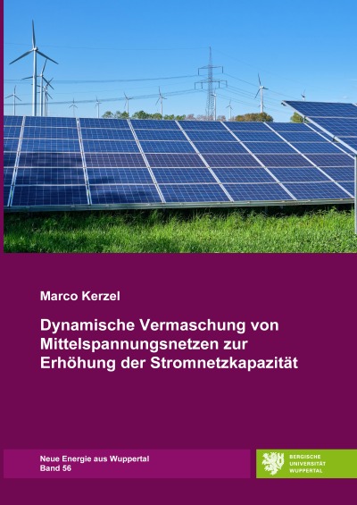 'Cover von Dynamische Vermaschung von Mittelspannungsnetzen zur Erhöhung der Stromnetzkapazität'-Cover