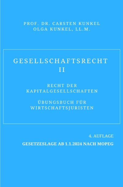 'Gesellschaftsrecht II'-Cover