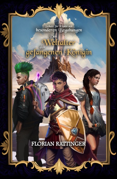 'Cover von Schule für Kinder mit besonderen Begabungen: Das Weltalter der gefangenen Königin'-Cover