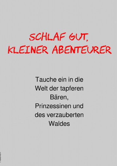 'Schlaf gut, kleiner Abenteurer'-Cover