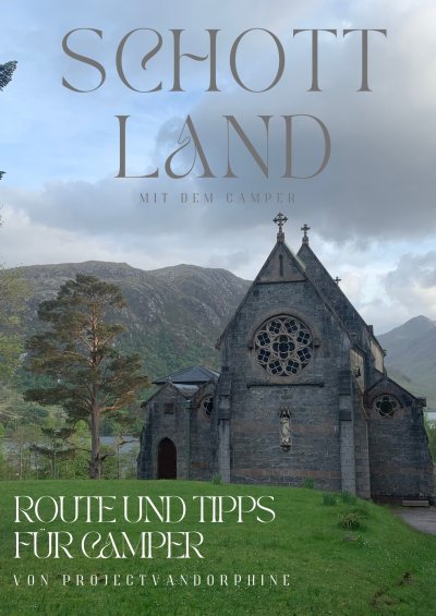 'Cover von Schottland Guide für Camper'-Cover
