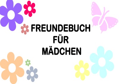 'Freundebuch für Mädchen'-Cover