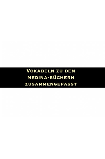 'Cover von Vokabeln der Medina Bücher'-Cover