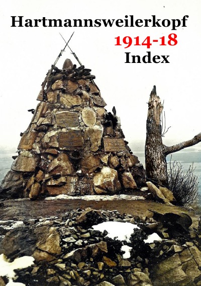 'Cover von Index Hartmannsweilerkopf 1914/18'-Cover