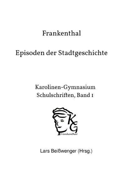 'Frankenthal – Episoden der Stadtgeschichte'-Cover
