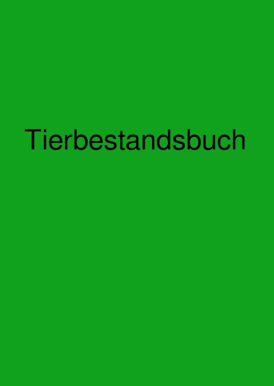 'Tierbestandsbuch'-Cover