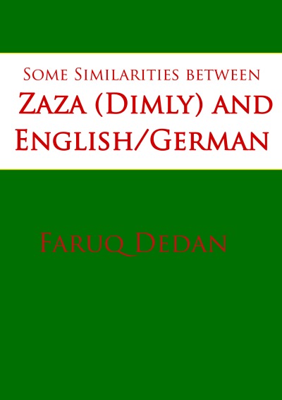 'Cover von Some Similarities between Zaza (Dimly) and English/German'-Cover