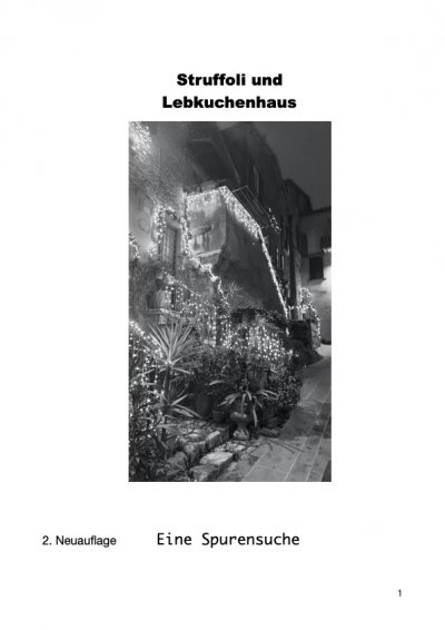 'Struffoli und Lebkuchenhaus'-Cover
