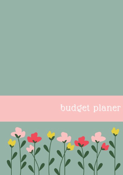 'Budget Planer Deutsch Buch für Anfänger Blume'-Cover