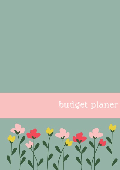 'Budget Planer Deutsch Buch für Anfänger Blume'-Cover