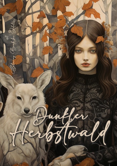 'Cover von Dunker Herbstwald Malbuch für Erwachsene'-Cover