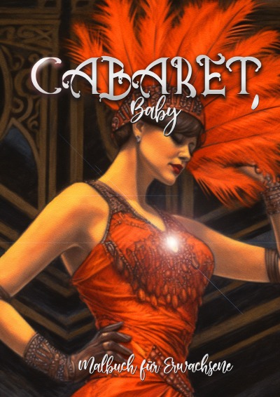 'Cabaret Malbuch für Erwachsene'-Cover