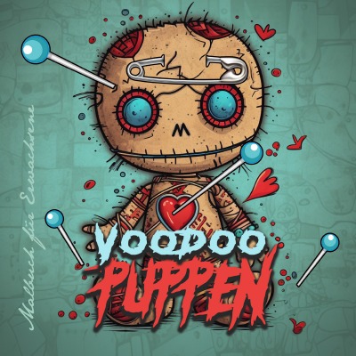 'Cover von Voodoo Puppen Malbuch für Ewachsene'-Cover