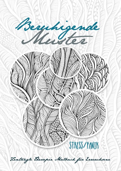 'Cover von Beruhigende Muster Zentangle Therapie Malbuch für Erwachsene Stress/Panik'-Cover